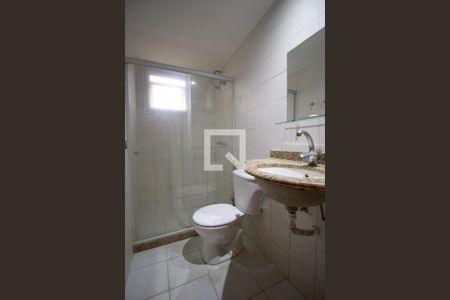 Banheiro da Suíte de apartamento à venda com 2 quartos, 60m² em Vargem Pequena, Rio de Janeiro