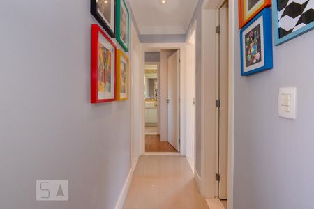 corredor de apartamento à venda com 3 quartos, 73m² em Carandiru, São Paulo