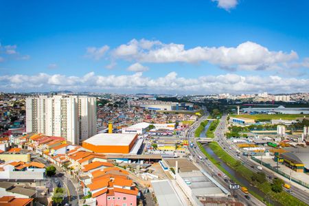Vista da Varanda de apartamento para alugar com 3 quartos, 70m² em Parque Jaçatuba, Santo André