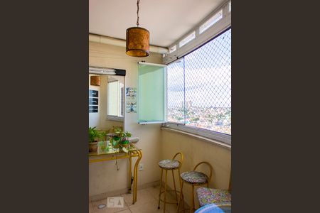 Varanda da Sala de apartamento para alugar com 3 quartos, 70m² em Parque Jaçatuba, Santo André