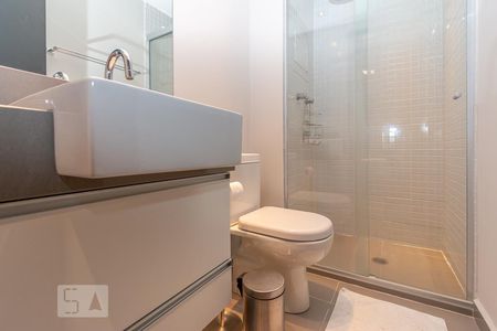 Apartamento para alugar com 52m², 1 quarto e 1 vaga Apartamento para alugar com 52m², 1 quarto e 1 vagaBanheiro da Suite