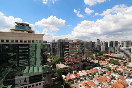 Vista da Sala de apartamento à venda com 1 quarto, 54m² em Vila Nova Conceição, São Paulo