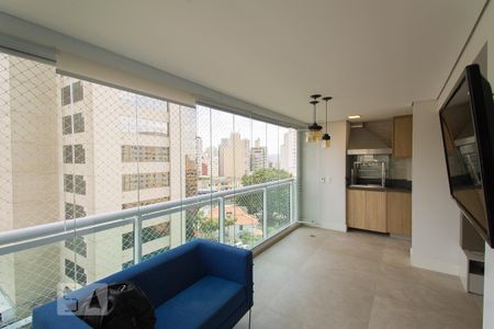 Varanda da Sala de apartamento para alugar com 2 quartos, 74m² em Aclimação, São Paulo