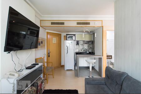 Sala de apartamento à venda com 1 quarto, 28m² em Higienópolis, São Paulo