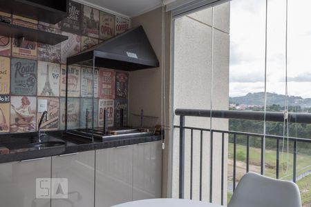 Varanda gourmet de apartamento à venda com 1 quarto, 38m² em Jardim Flor da Montanha, Guarulhos