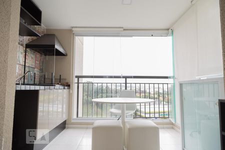 Varanda gourmet de apartamento à venda com 1 quarto, 38m² em Jardim Flor da Montanha, Guarulhos