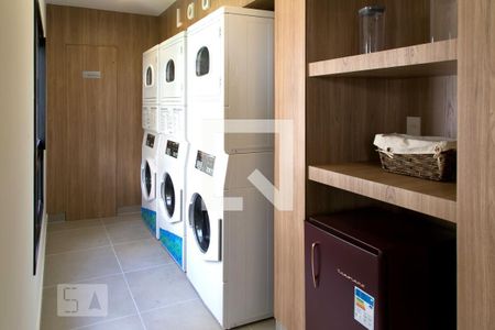 Studio para alugar com 25m², 1 quarto e sem vaga Studio para alugar com 25m², 1 quarto e sem vagaLavanderia