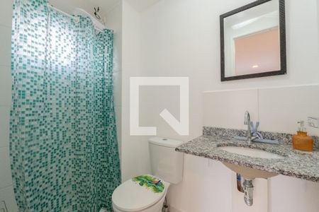 Banheiro de kitnet/studio para alugar com 1 quarto, 25m² em Consolação, São Paulo