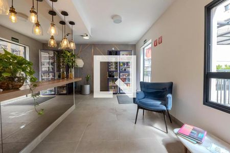 Studio para alugar com 25m², 1 quarto e sem vaga Studio para alugar com 25m², 1 quarto e sem vagaHall de entrada