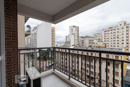 Varanda de apartamento para alugar com 1 quarto, 42m² em República, São Paulo
