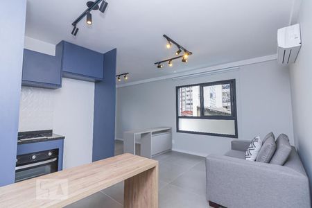 Cozinha de kitnet/studio à venda com 1 quarto, 34m² em Vila Pompéia, São Paulo