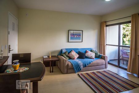 Sala de apartamento à venda com 1 quarto, 50m² em Cambuí, Campinas