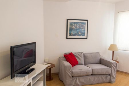 Sala de apartamento à venda com 1 quarto, 67m² em Moema, São Paulo