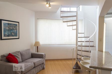 Sala de apartamento à venda com 1 quarto, 67m² em Moema, São Paulo