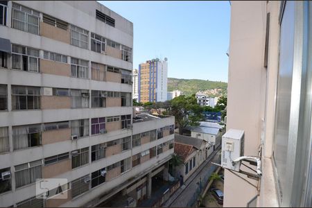 Vista da Sala de apartamento à venda com 3 quartos, 109m² em Botafogo, Rio de Janeiro