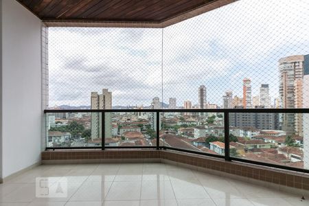 Varanda de apartamento para alugar com 4 quartos, 219m² em Boqueirão, Santos