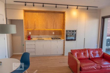 Sala/Cozinha de apartamento para alugar com 2 quartos, 72m² em Vila Madalena, São Paulo