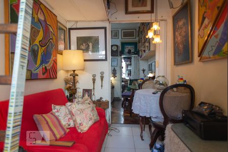 Sala de apartamento à venda com 1 quarto, 30m² em Copacabana, Rio de Janeiro