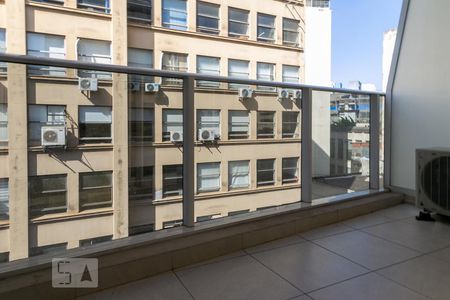 Varanda de kitnet/studio à venda com 1 quarto, 22m² em Centro, São Paulo