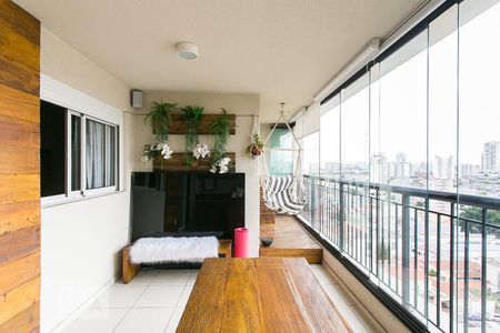 Varanda gourmet de apartamento para alugar com 3 quartos, 120m² em Parque da Vila Prudente, São Paulo