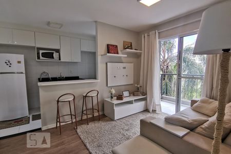 Sala de apartamento à venda com 1 quarto, 40m² em Jardim Ampliação, São Paulo