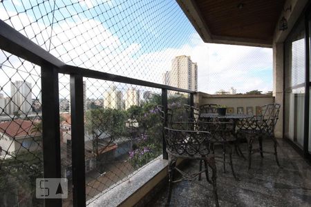 Varanda da Sala de apartamento à venda com 4 quartos, 126m² em Vila Alexandria, São Paulo