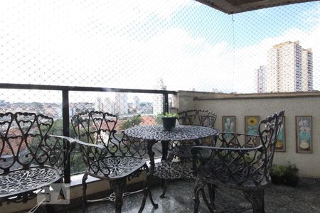 Varanda da Sala de apartamento à venda com 4 quartos, 126m² em Vila Alexandria, São Paulo