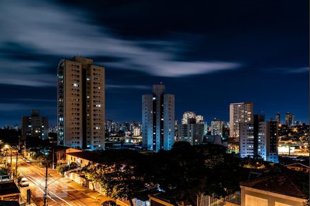 Vista Noturna da Varanda da Sala de apartamento à venda com 4 quartos, 126m² em Vila Alexandria, São Paulo