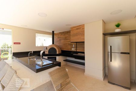 Studio para alugar com 47m², 1 quarto e 1 vagaÁrea comum - Churrasqueira e Forno de Pizza