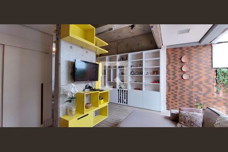 Sala de apartamento à venda com 2 quartos, 100m² em Vila Eldízia, Santo André