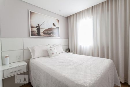 Suíte de apartamento à venda com 2 quartos, 63m² em Vila Eldízia, Santo André