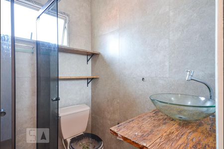 Banheiro de apartamento à venda com 2 quartos, 66m² em Nova Petrópolis, São Bernardo do Campo