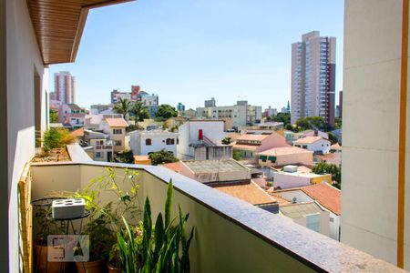 Sacada da Sala de apartamento à venda com 4 quartos, 155m² em Vila Bastos, Santo André