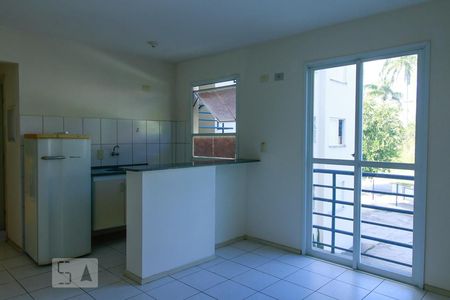 Sala e cozinha de kitnet/studio para alugar com 1 quarto, 40m² em Urbanova, São José dos Campos