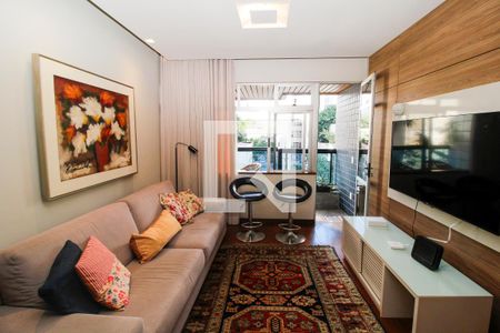 Sala de apartamento para alugar com 3 quartos, 126m² em Funcionários, Belo Horizonte