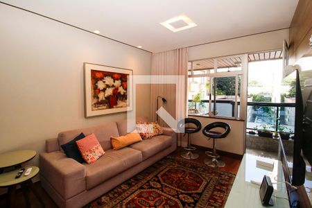 Sala de apartamento para alugar com 3 quartos, 126m² em Funcionários, Belo Horizonte
