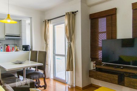 Sala de apartamento para alugar com 2 quartos, 54m² em Vila Valparaíso, Santo André