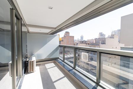 Varanda de kitnet/studio para alugar com 1 quarto, 39m² em Santa Efigênia, São Paulo