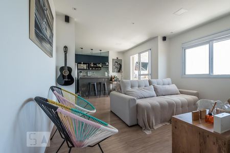 Sala de apartamento à venda com 2 quartos, 80m² em Campininha, São Paulo