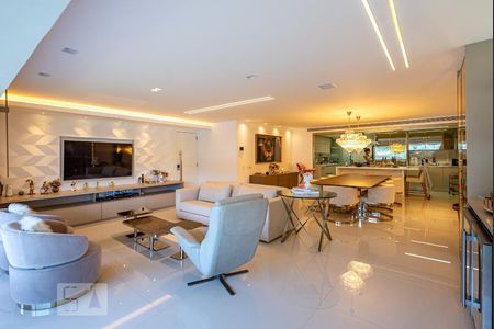 Sala de apartamento à venda com 3 quartos, 260m² em Lagoa, Rio de Janeiro