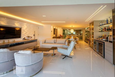 Sala de apartamento à venda com 3 quartos, 260m² em Lagoa, Rio de Janeiro