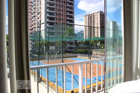 Varanda da Sala de apartamento à venda com 2 quartos, 77m² em Barra da Tijuca, Rio de Janeiro