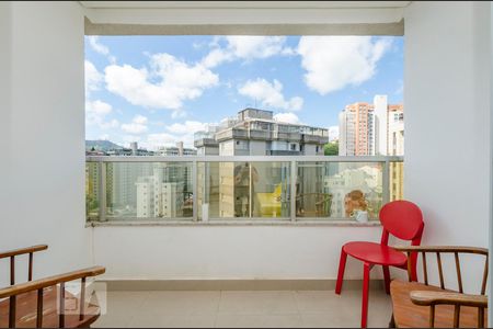 Varanda da Sala de apartamento para alugar com 2 quartos, 60m² em Luxemburgo, Belo Horizonte