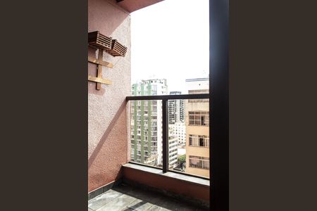 Varanda de apartamento para alugar com 1 quarto, 40m² em Santa Cecília, São Paulo