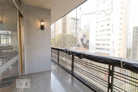 Varanda de apartamento à venda com 4 quartos, 253m² em Santa Cecília, São Paulo