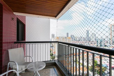 Varanda da Sala de apartamento para alugar com 3 quartos, 92m² em Vila Gomes Cardim, São Paulo