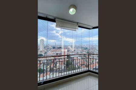 Varanda da Sala de apartamento para alugar com 3 quartos, 75m² em Água Rasa, São Paulo