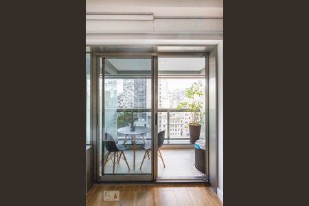 Studio para alugar com 29m², 1 quarto e sem vagaVaranda