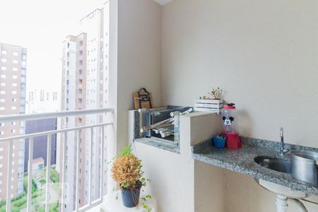 Varanda Gourmet de apartamento para alugar com 3 quartos, 77m² em Jardim Flor da Montanha, Guarulhos