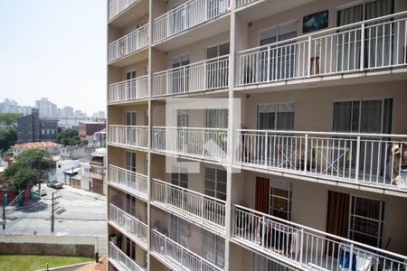 Vista Varanda da Sala de apartamento à venda com 1 quarto, 38m² em Vila Palmeiras, São Paulo